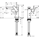 Hansgrohe Talis E Змішувач для умивальника, хром (71755000)