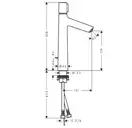 HANSGROHE Talis Select S 190 Змішувач для умивальника, хром (72044000)