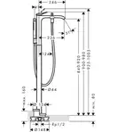HANSGROHE Vivenis Змішувач для ванни підлоговий, Matt White (75445700)