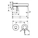 Hansgrohe Finoris Змішувач для умивальника, білий матовий (76051700)