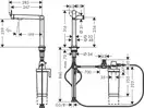 Hansgrohe Aqittura M91 FilterSystem 240 Смеситель, хром (76802000)