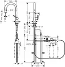 Hansgrohe Aqittura M91 Змішувач для кухні, хром (76826000)