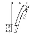 Гігієнічний ручний душ Hansgrohe 1jet, polished gold optic (96907990)