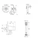 Комплект гігієнічного душу Grohe BauFlow, хром (UA11144601)