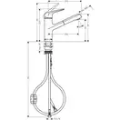 Hansgrohe Focus M427-H150 Змішувач для кухні, хром (71814000)
