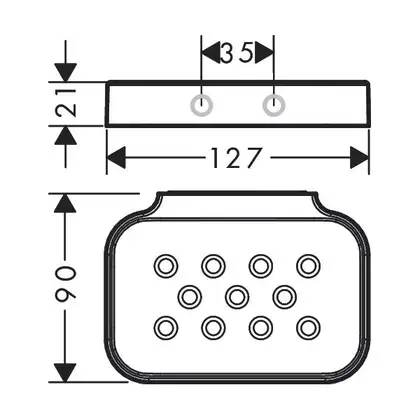 Мильниця AXOR Universal Circular, хром (42805000)
