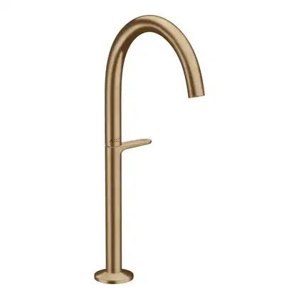 Змішувач для умивальника Axor Select 260 із донним клапаном push-open, Brushed bronze (48030140)