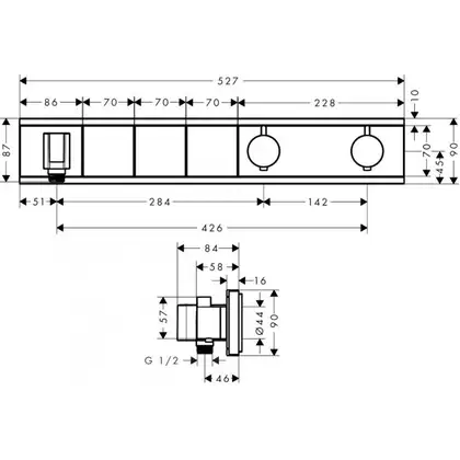 Термостат Hansgrohe RainSelect (15356000)