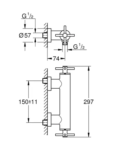 Змішувач для душа Grohe Atrio (26003003)