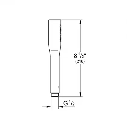 Ручний душ з 1 видом струменя GROHE Euphoria Cosmopolitan Stick (27400000)