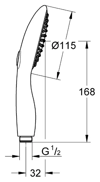 Душовий набір, Hansgrohe Rainfinity 130 3Jet, chrome (27671000)