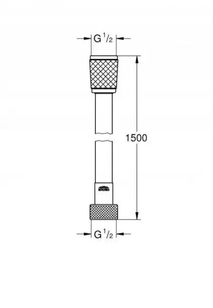 Душовий шланг Grohe Rotaflex (28409001) Душовий шланг Grohe Rotaflex (28409001)