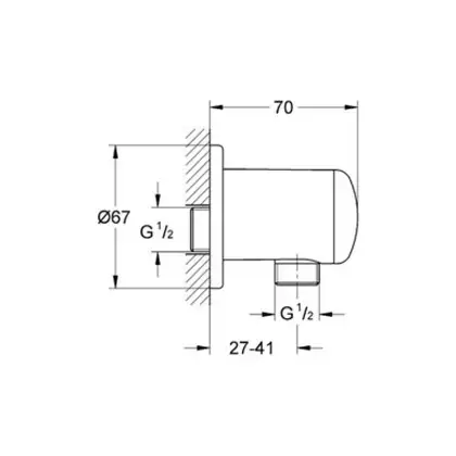 Шлангове підключення Grohe Relexa neutral (28671000)