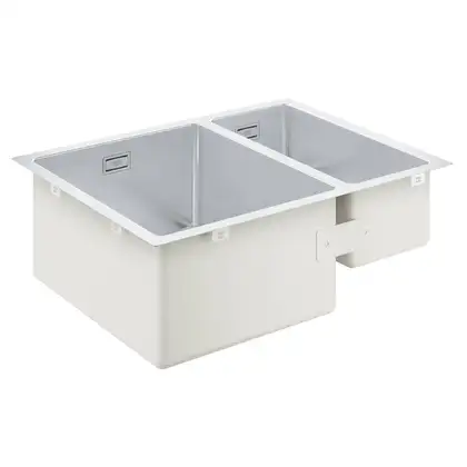 Кухонна мийка Grohe K700U 60-S 59.5/45 1.5 л, 1.5 чаші, сталь (31577SD1) (31577SD0)