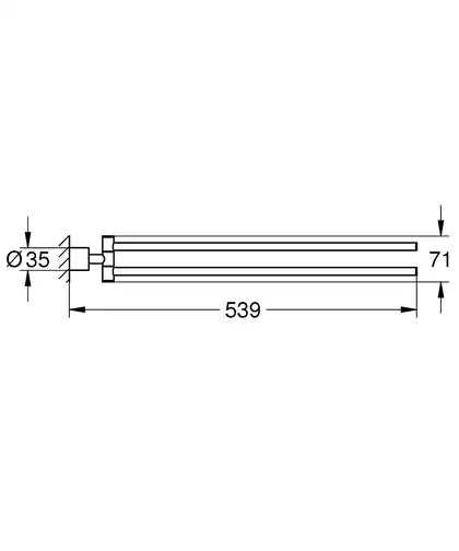 Тримач для рушників Grohe Atrio (40308AL3)
