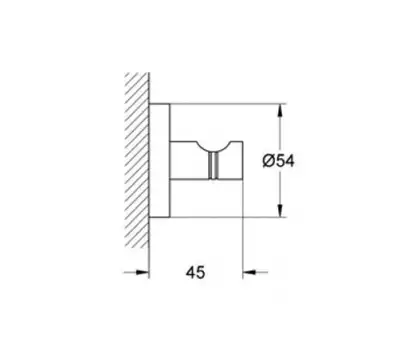 Гачок для халата Grohe Essentials New (40364001)