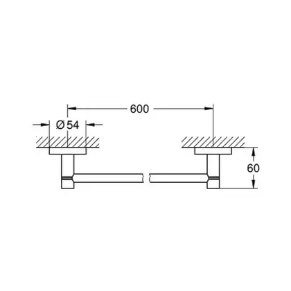 Тримач для рушників Grohe Essentials New (40366001)