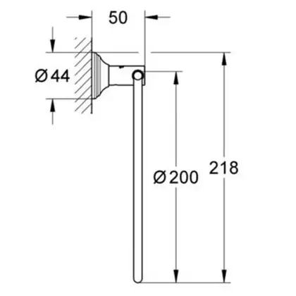 Кільце для рушника Grohe Essentials Authentic (40655001)