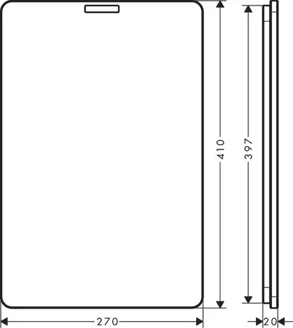 Дошка кухонна Hansgrohe F15, горіх (40960000)