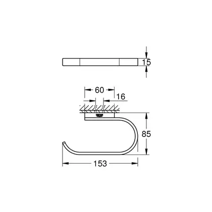 Тримач для туалетного паперу Grohe Selection (41068000)