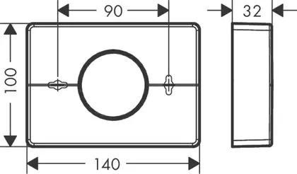 Контейнер для рушників Hansgrohe AddStoris, Chrome (41773000)