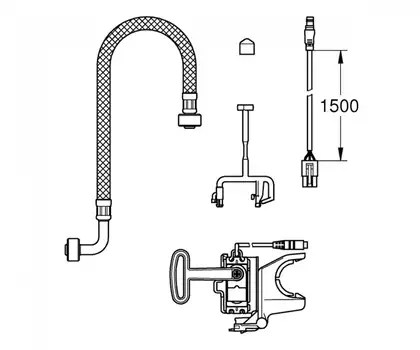 Монтажний комплект Grohe (46944001) Монтажний комплект Grohe (46944001)