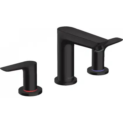 Змішувач для умивальника Hansgrohe Talis E на 3 отвори, чорний матовий (71733670) Змішувач для умивальника Hansgrohe Talis E на 3 отвори, чорний матовий (71733670)