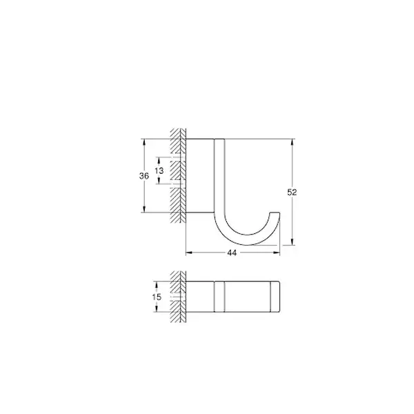 Гачок для халата Grohe Selection (41039000)