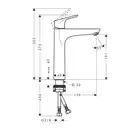 Hansgrohe Focus 190 Смеситель для умывальника, хром (31608000)
