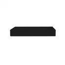 Nic-Design Умивальник підвісний Nic Design Cool без переливу 120х51x12.5 см, чорний глянець (001233008)