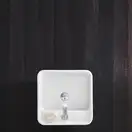 Nic-Design Умивальник окремо стоячий Nic Design Semplice 40х40х85 см з отвором під змішувач, зі зливом в підлогу, Antracite матовий (001374013)