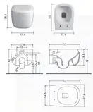 Nic-Design Унітаз підвісний Nic Design Ovvio, білий матовий (003479003)