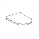 Quarter-Bath Унітаз підлоговий Quarter Bath Deep 63cm з бачком, кришкою Slim та зливним механізмом, білий (70DE06001.00.1_30SCD.03WG)