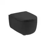 Унітаз підвісний Nic Design Ovvio 37,4х53х28,5 см, чорний глянець (003479008)