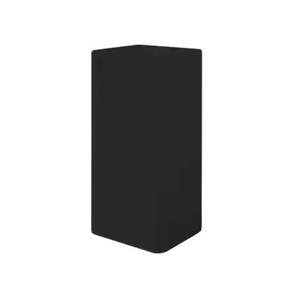 Nic-Design Умивальник окремо стоячий Nic Design Semplice 40х40х85 см без переливу, зі зливом у стіну, чорний глянець (001372008)