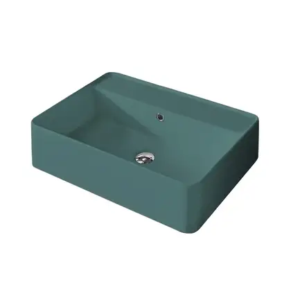 Nic-Design Умивальник на стільницю з переливом Nic Design Semplice 60х45х16 см, Amazzonia глянець N/F (001384077 NF)