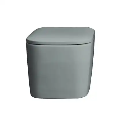 Nic-Design Унітаз підвісний Nic Design Semplice 55х37 см безободковий, cemento matt (003699047)