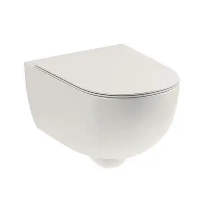 Nic-Design Унітаз підвісний Nic Design Pin 55х37, Lino глянець (003709069)