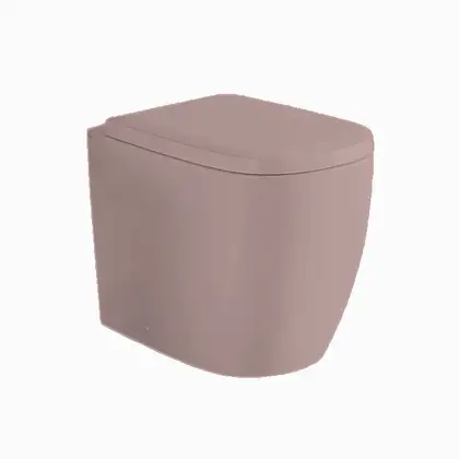 Nic-Design Унітаз підлоговий Nic Design Ovvio 37,4х53х42 см, Cipria матовий (003859060)