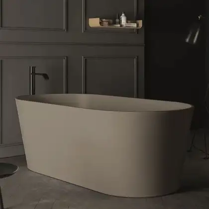 Nic-Design Ванна зі штучного каменю Nic Design Bay 160x80 см, Sabbia матовий (014719051)