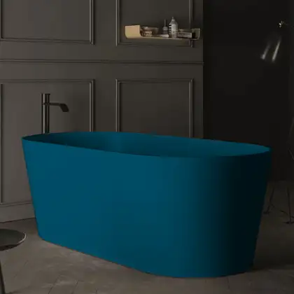 Nic-Design Ванна зі штучного каменю Nic Design Bay 160x80 см, Denim глянець (014719076)