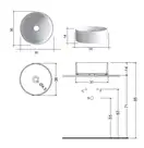 Nic-Design Умивальник на стільницю Nic Design Ovvio 36х14 см Fard глянець (001448072)