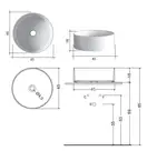 Nic-Design Умивальник на стільницю Nic Design Ovvio 45х16 см, Fard глянець (001449072)