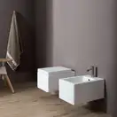 Nic-Design Біде підвісне Nic Design Cool 34х52х26 см, чорний глянець (004243008)