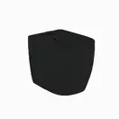 Nic-Design Біде підлогове Nic Design Ovvio 37,4х53х42 см, Antracite матовий (004432013)