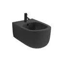 Nic-Design Біде підвісне Nic Design Ovvio 37,4х53х28,5 см, чорний глянець (004434008)