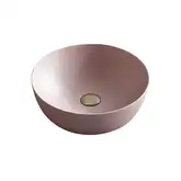Умивальник на стільницю Nic Design Ovvio 38x14 см, Cipria matt (001446060)