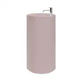 Nic-Design Умивальник окремо стоячий Nic Design Ovvio 45х85 см з отвором під змішувач, злив у підлогу, Cipria матовий (001452060)