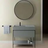 Полиця під стелаж NIC Design Elen 120, cemento (007738047)