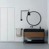 Nic-Design Комплект меблів Nic Design Elen120 (полиця під стелаж, стелаж, умивальник-antracite, тумба Noce canalett), antracite/Noce canalett (7738013_10736025_1734CF013_21737064)